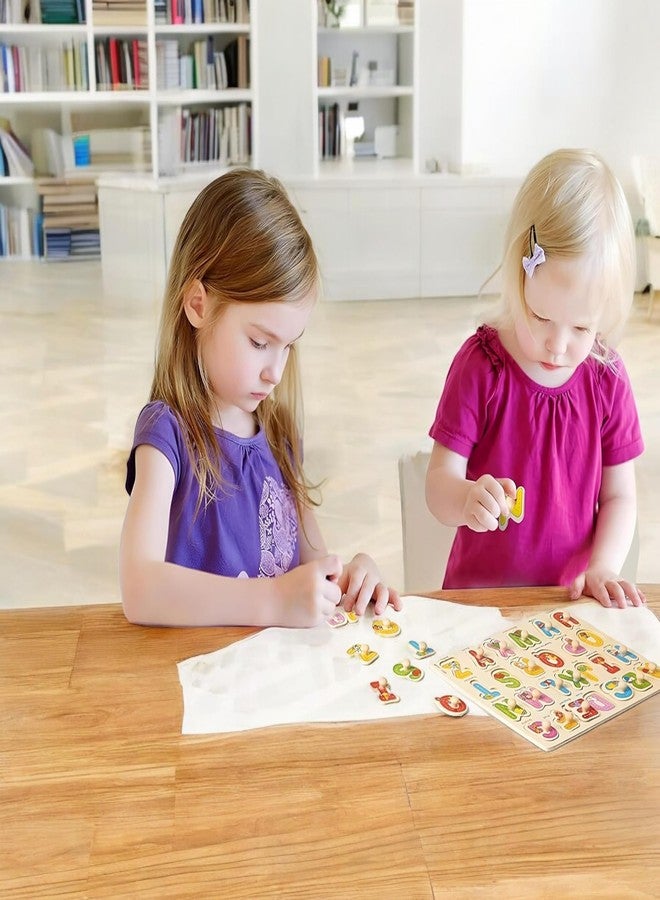 ستايلبيس لعبة أحجية مكعبات خشبية تعليمية من ستايل بيس | لعبة تعليمية تفاعلية للأطفال من عمر سنتين إلى خمس سنوات، مناسبة للأولاد والبنات، هدية مثالية لأعياد الميلاد (الحروف الأبجدية) - Image 2